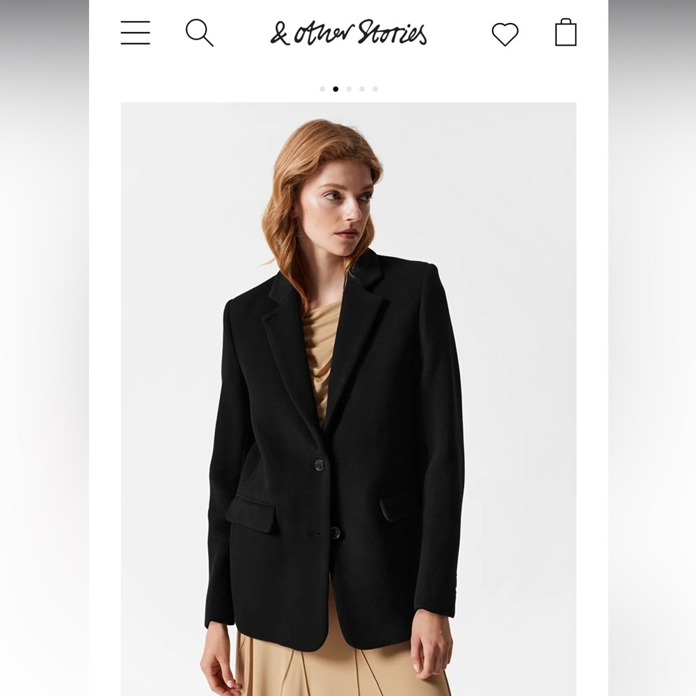 Other Stories Oversized Wool Blazer